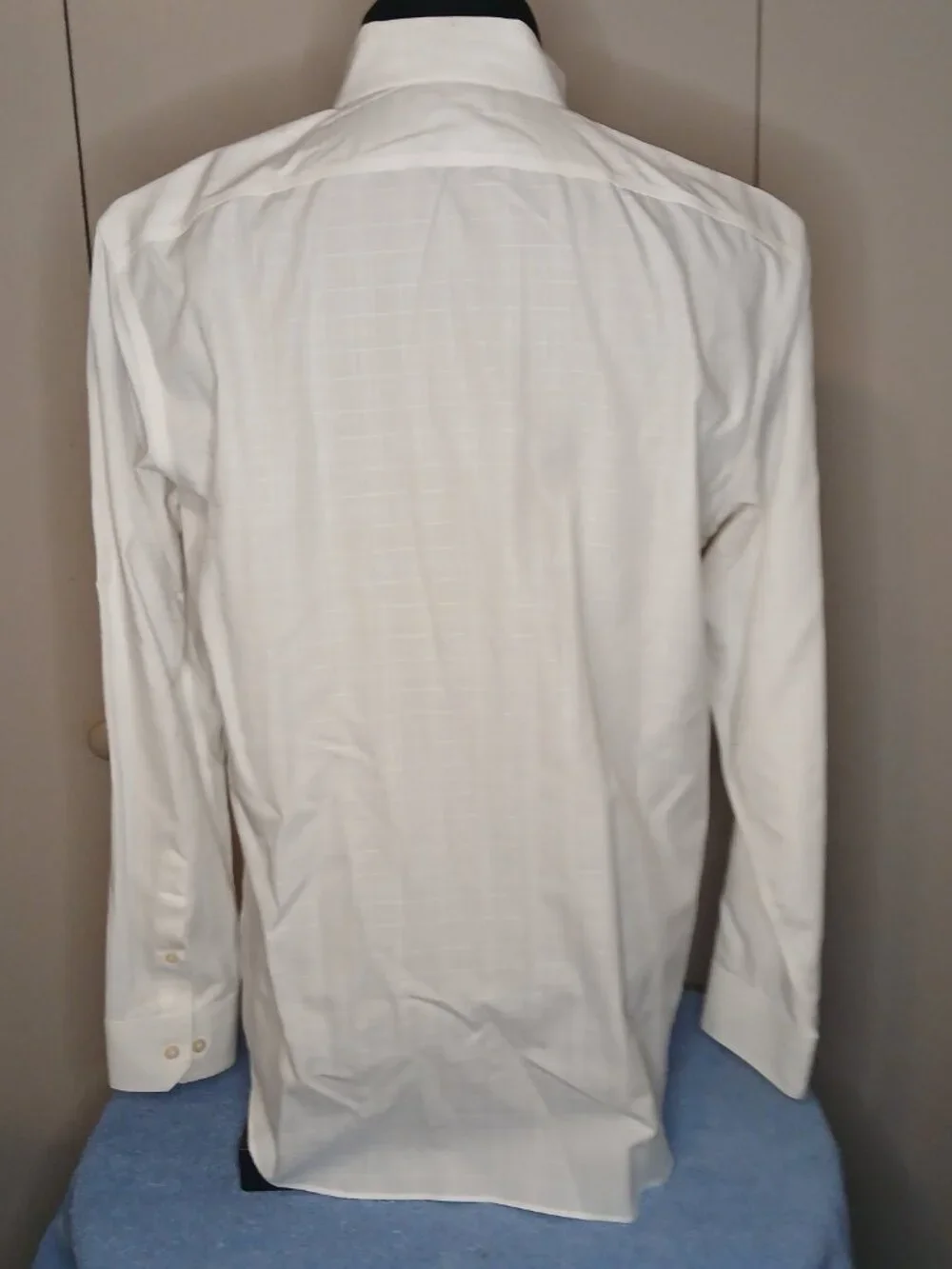 Banana Republic Men's Large White Slim-Fit Dress Shirt (1147B3)